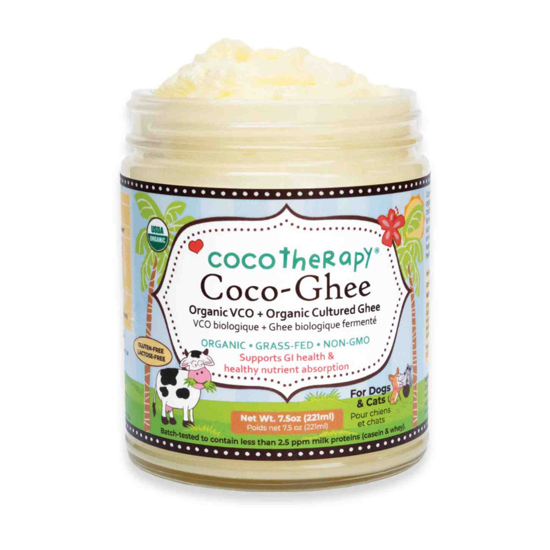 Coco-Ghee - Certified Organic Coconut Oil with Organic Cultured Ghee