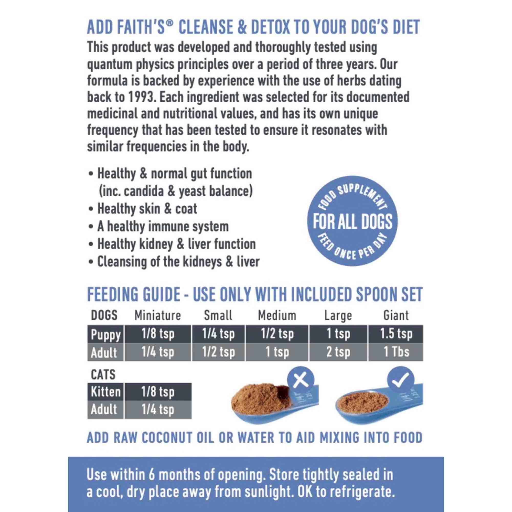 Faith Cleanse and Detox Feeding Guide