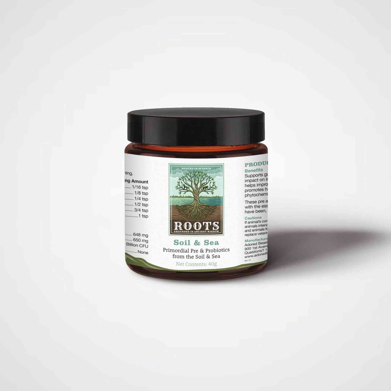 Soil & Sea Probiotic 40g Adored Beast for Cats and Dogs