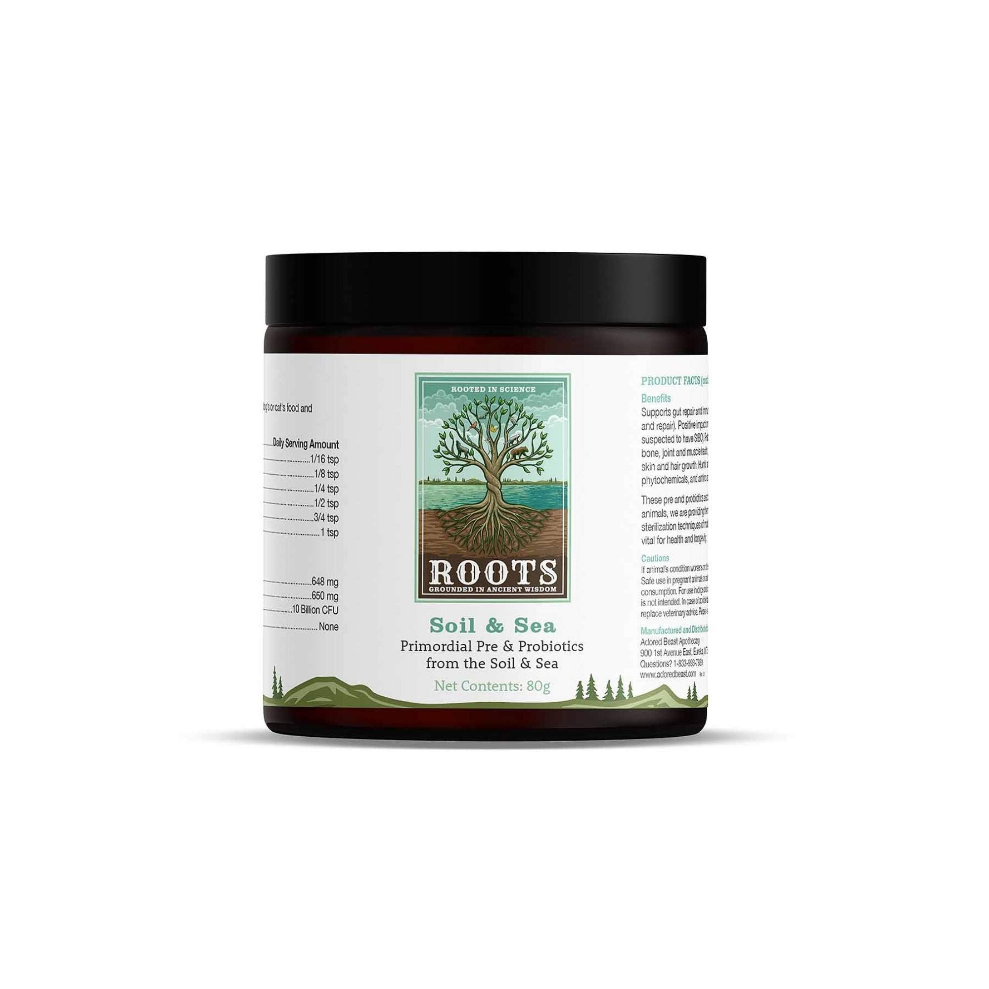 Soil & Sea Probiotic for Dogs and Cats Adored Beast 80g