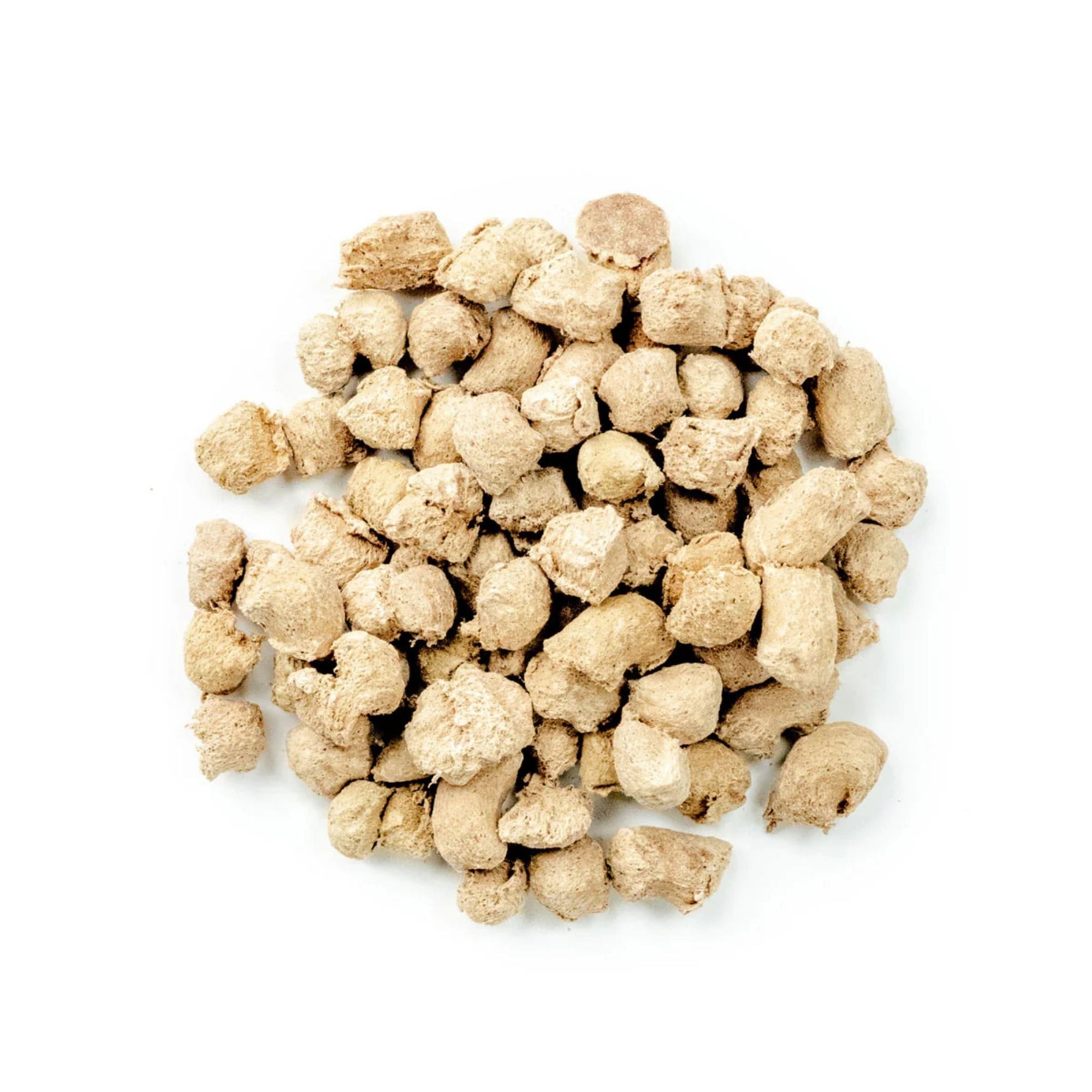 green juju freeze-dried raw rabbit with duck liver pieces of food