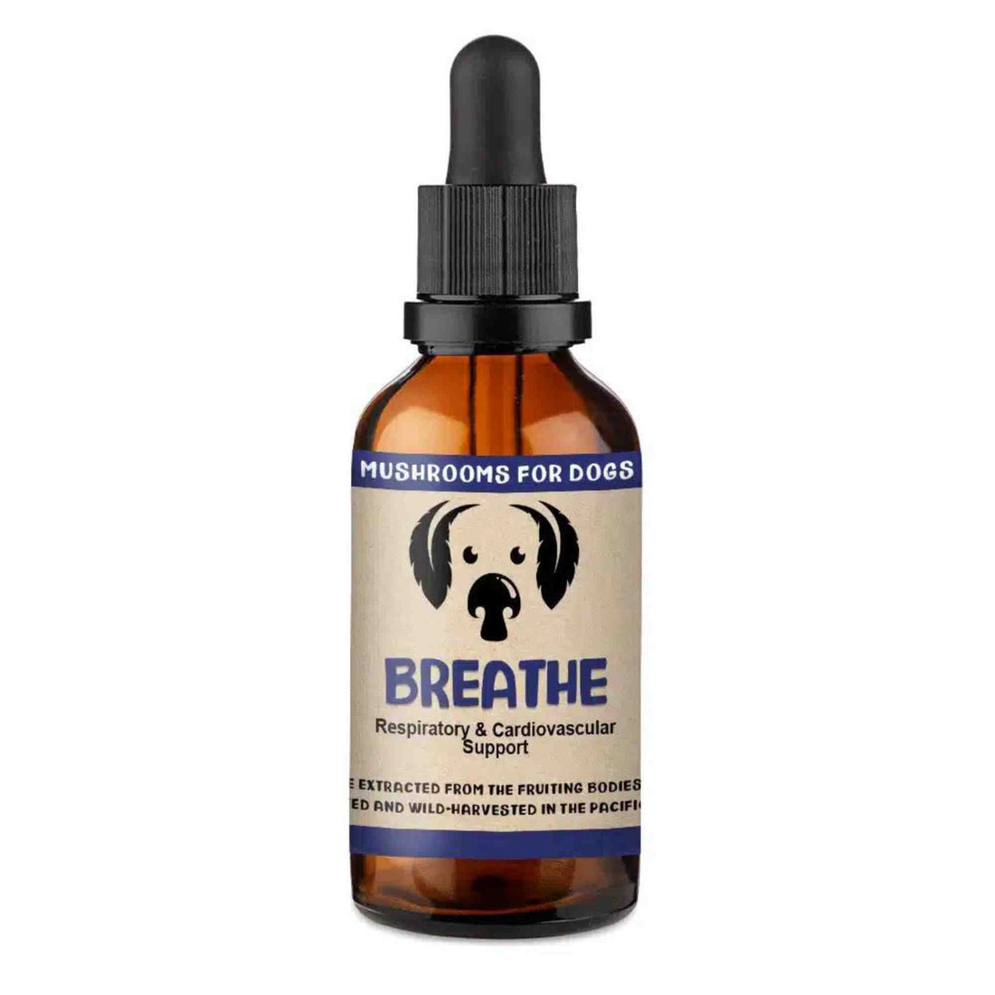Breathe Mushrooms by mycodog for respiratory and cardiovascular health for dogs