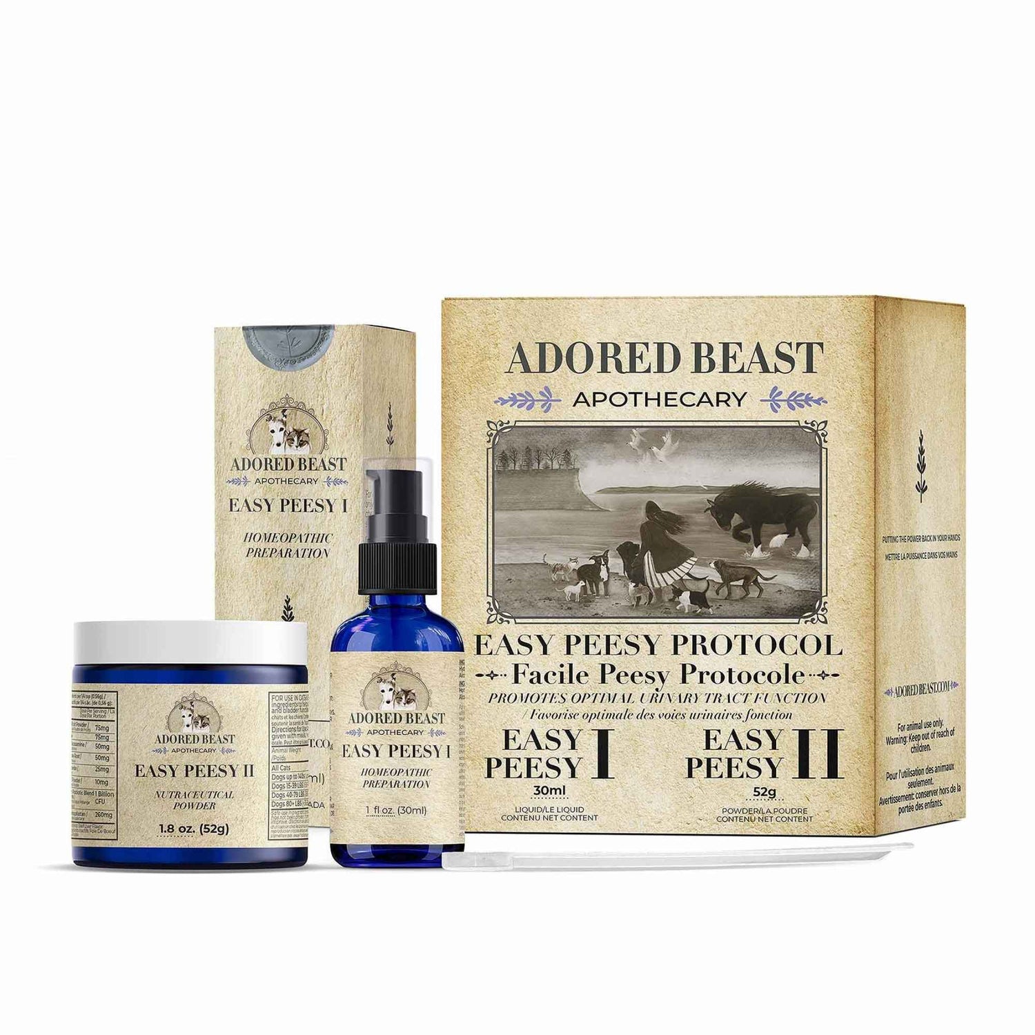 Easy Peesy Protocol Adored Beast for Dogs and Cats Urinary Support