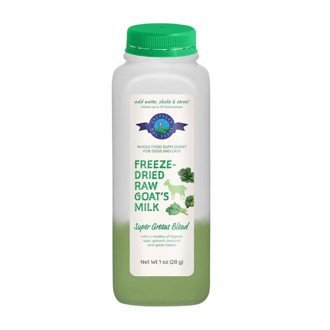 Super Greens Blend - Freeze-Dried Raw Goat&