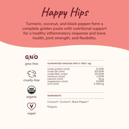 Healthy Hip and Joint ingredient list by Kin and Kind