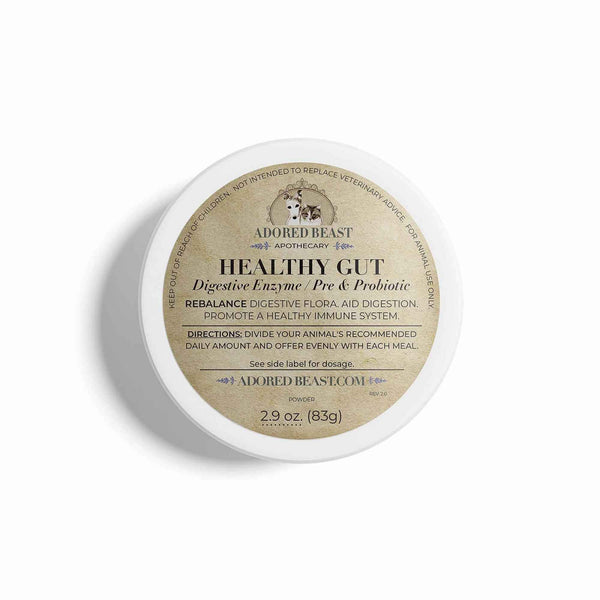 Adored Beast Healthy Gut pre and probiotic with digestive enzymes for dogs and cats