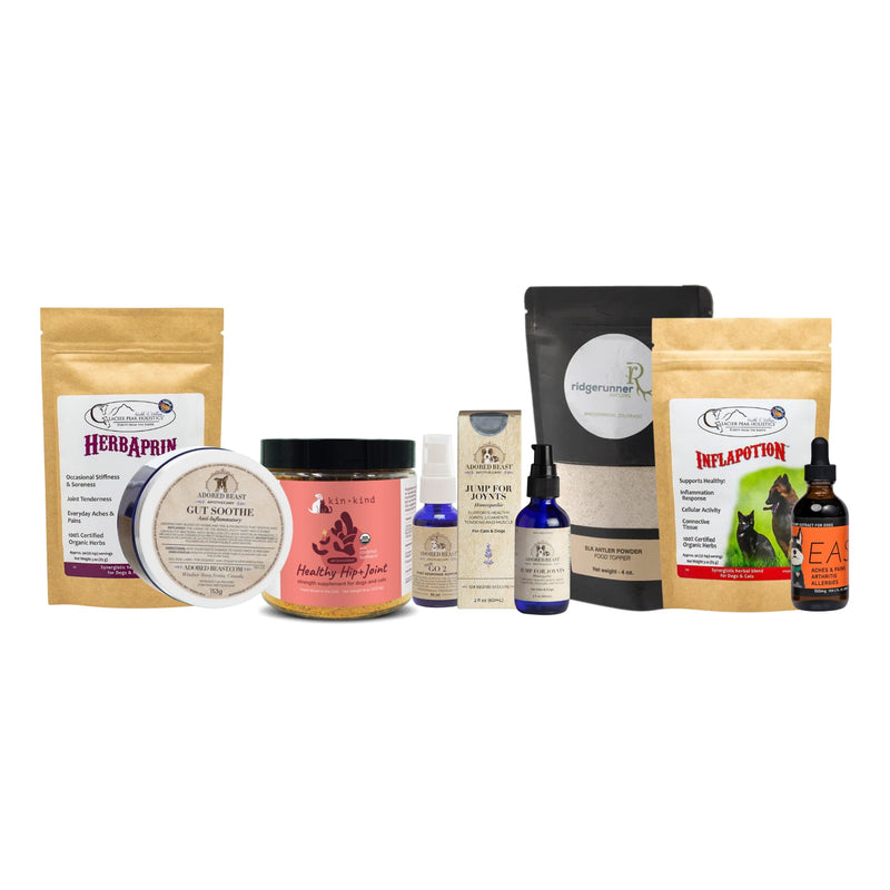 PAWDEGA IVDD Support Bundle for dogs, natural supplements and homeopathic remedies