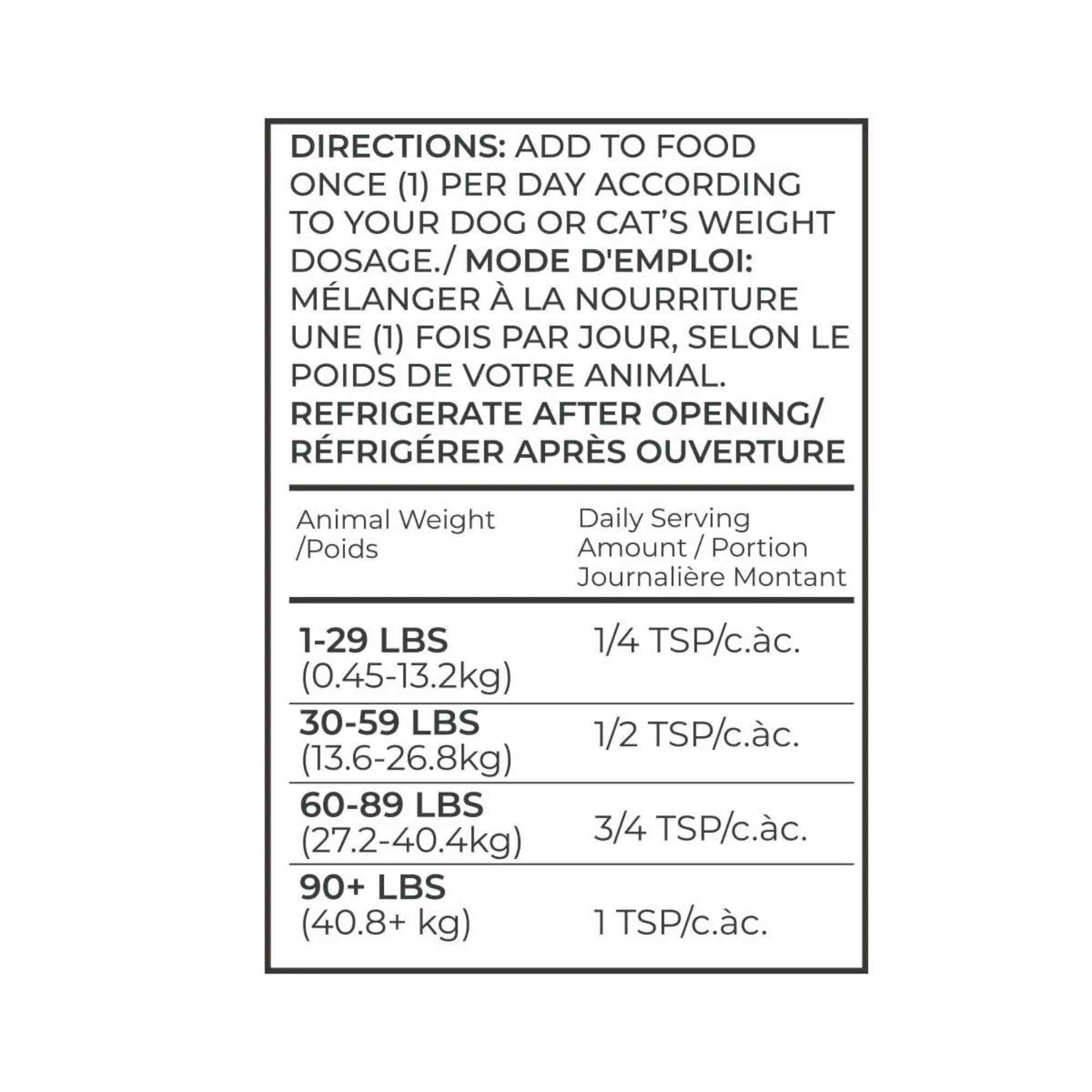 Love Bugs Probiotic Feeding Instructions and Dosage