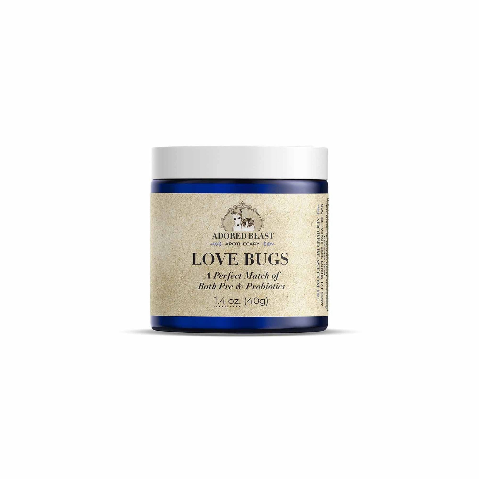 Adored Beast Love Bugs Probiotic for Dogs and Cats 40g