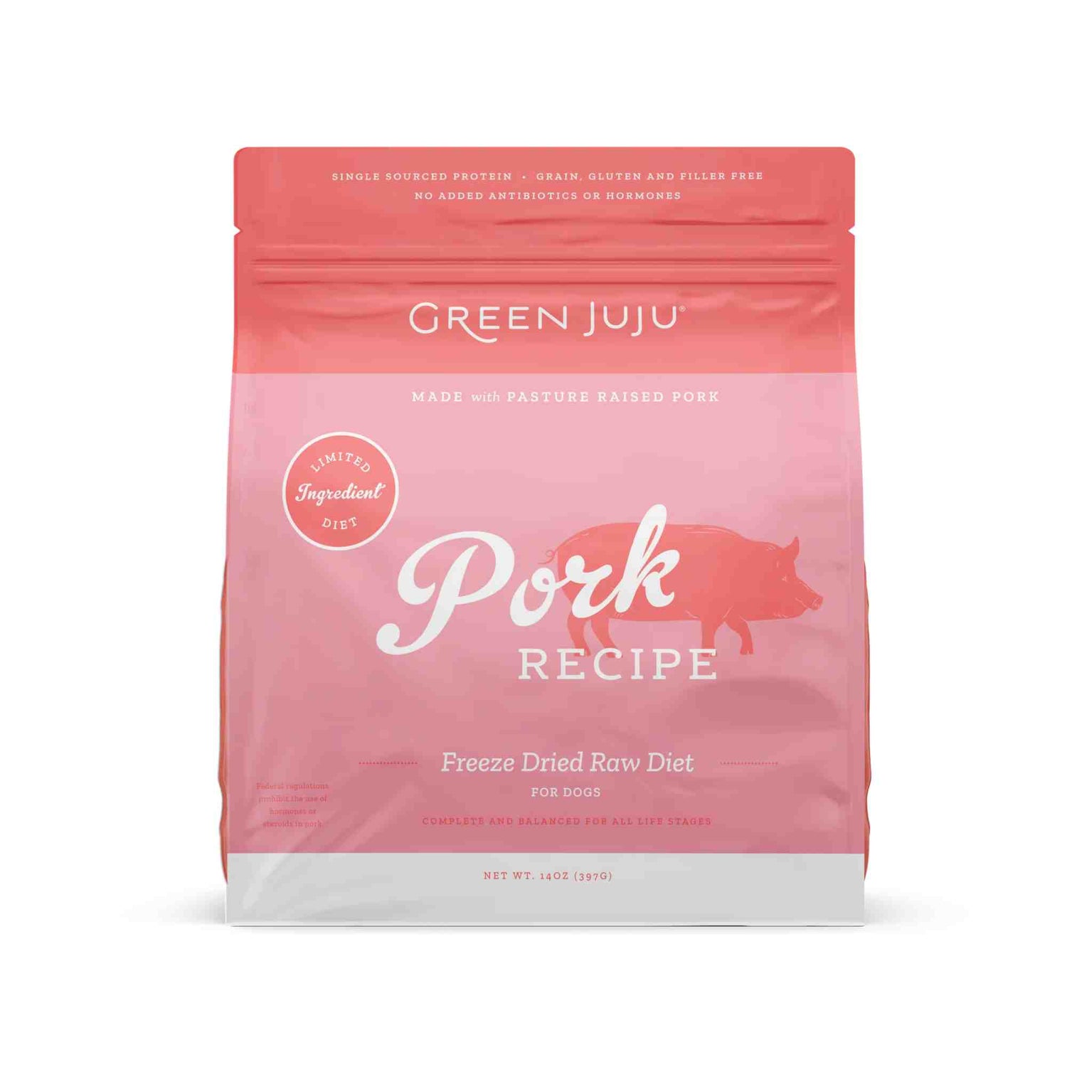 Pork Recipe - Freeze-Dried Raw