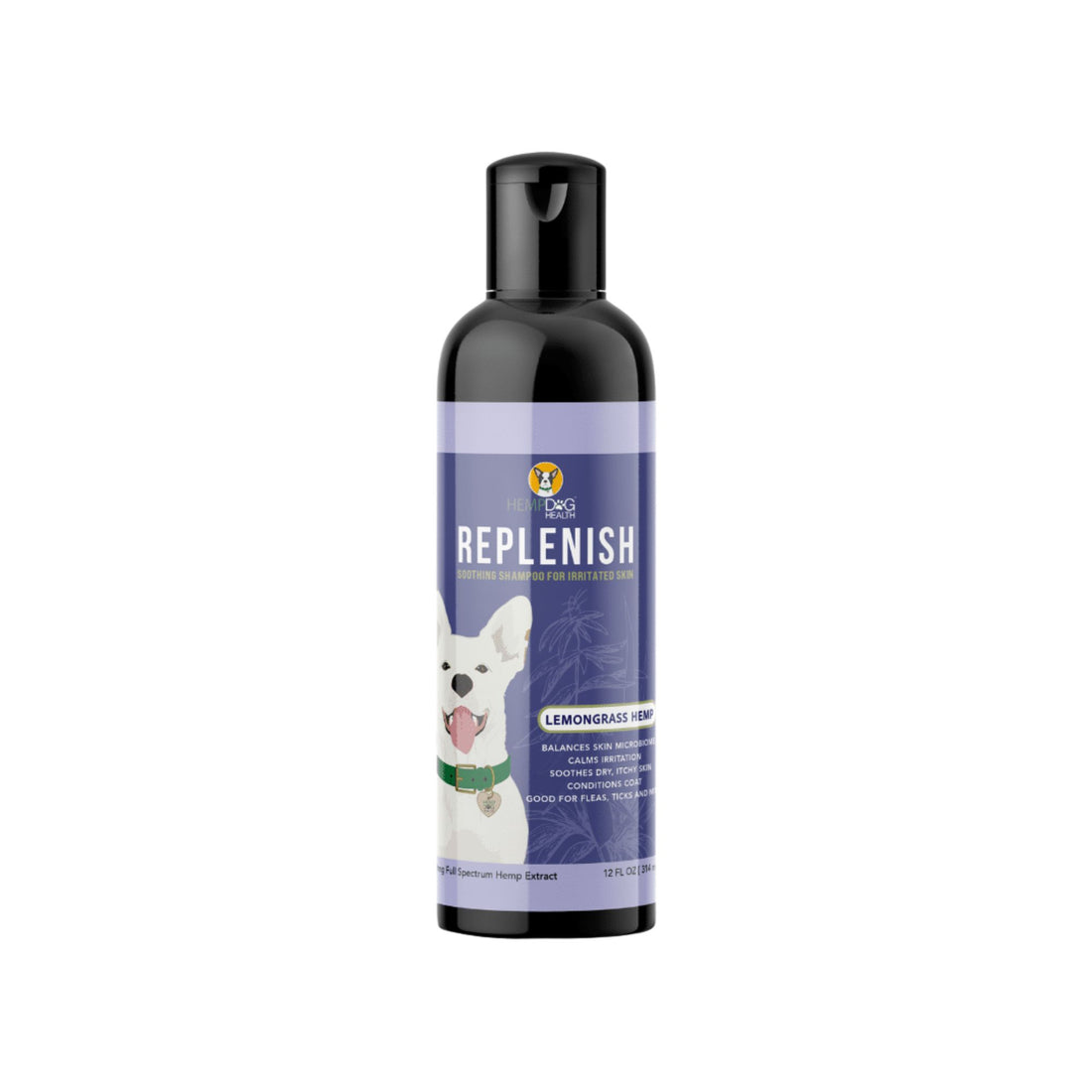 Replenish Hemp Dog Shampoo