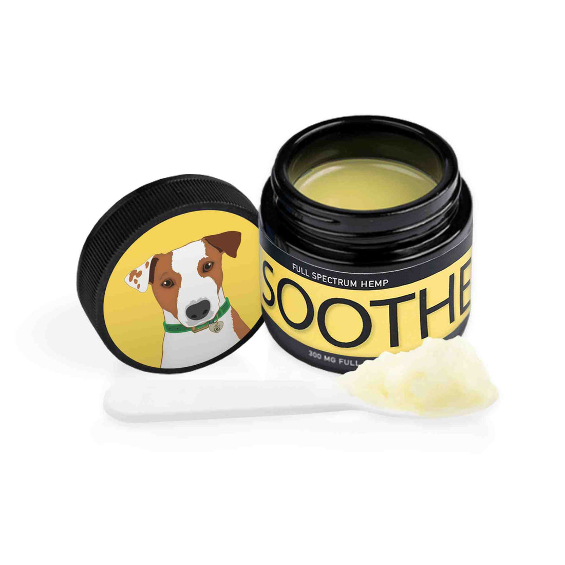 Soothe Hemp Salve for Dogs. what it looks like