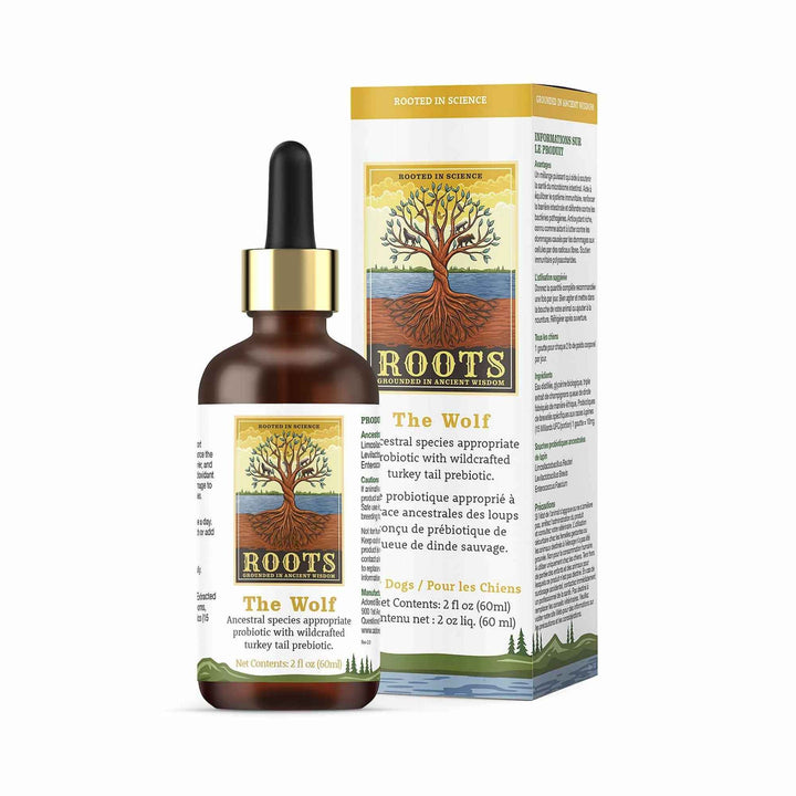 The Wolf ancestral species-specific pre and probiotic for dogs by Adored Beast